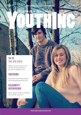 YOUTHINC magazine has been developed for young people, by young people, with the help of Derbyshire Youth Council.