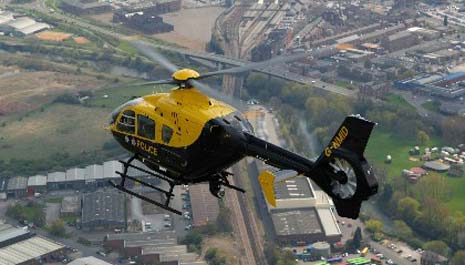 Police Helicopter An Effective Service For Derbyshire