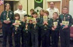 Scouts, Cubs and Rainbows in Hasland had a visit from police to help make sure they are bright and safe on their bikes as the evenings get darker.