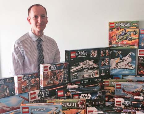 DC Dean Tidd, who led the investigation into the thefts, organised the donations. He said: These Lego sets are of high value and a very desirable toy.