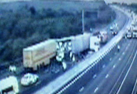 Road users are advised that the northbound M1 is closed between junction 29 and 30 near Chesterfield following a serious incident. 