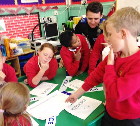 Youngsters in Brampton have enjoyed taking on the role of detective after helping police identify a thief at their school.