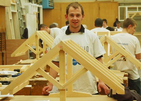 Site Carpentry Level 3 student Tom Barker achieved 2nd Place against some tough competition