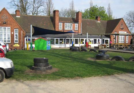 The playground at Grassmoor primary which is in dire need of a makeover.