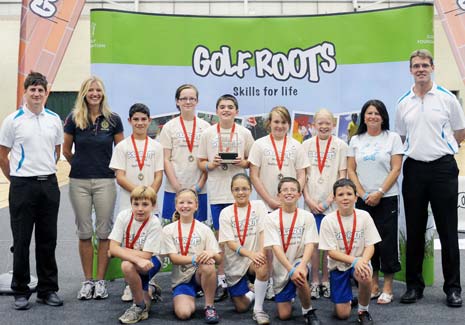 Osmaston CE Primary school in Derbsyhire win Nationa Golf Title