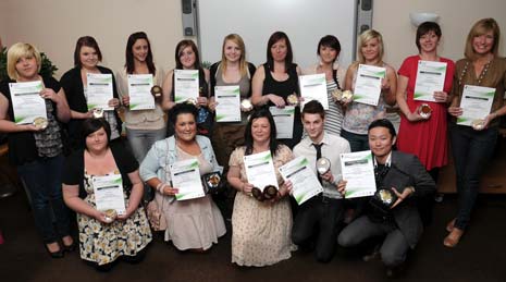 Hair and Beauty students celebrate their success