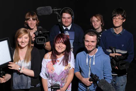 Destination Chesterfield has teamed up with media students at Chesterfield College to produce video content to promote the town’s regeneration sites.