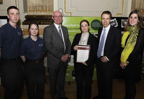 Chesterfield College has been presented with a special award at a ceremony in Westminster.