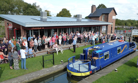 Four years ago, the school made the decision to buy the shell of a 40' steel narrowboat and took delivery in October 2011. Over the course of the following two and a half years, a dedicated team of students and staff from the school has fitted out the boat completely.