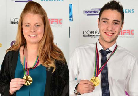 Jennifer Jarvis from Alfreton won Gold in the Advanced Nail Art category whilst Blake Robey from Mansfield won Gold in the Automotive Refinishing section.