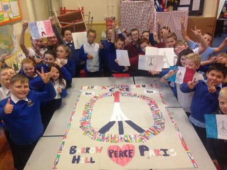 One group of inspirational primary school children will be handing out treats in Staveley Market place today (Friday 20th November), in a project designed to show kindness after the atrocities committed in Paris over the weekend.