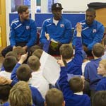 Chesterfield FC have been praised for helping to improve the attendance record at Whitecotes Primary School.