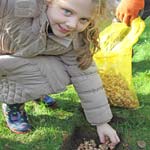 Pupils Help Bring Colour To Coach Station Entrance