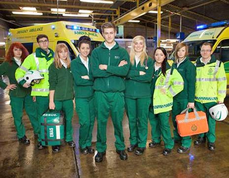 Nine University of Northampton Paramedic Students are followed as they embark on their first work placements with East Midlands Ambulance Service mentors.