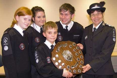 Winners of the St John Ambulance skills competition