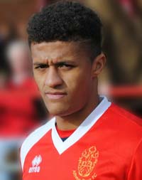 Andrai Jones, on loan from Barnsley, made a promising debut at right back in place of the injured Chris Westwood