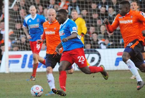 Alfreton's Man of the Match was Godfrey Poku