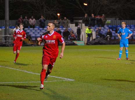 Shaun Harrad calmly slotted home the equaliser with his second penalty in two games - and his sixth goal from eight appearances. 