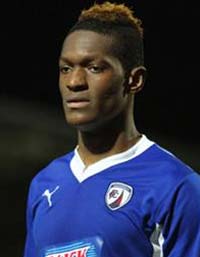 Armand Gnanduillet was clearly surprised to be greeted by eight ecstatic Belgium based Spireites as he shook many supporters hands as he left the pitch.