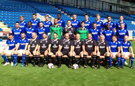 And yesterday morning came the signing that everyone had been waiting for - former defender Ian Evatt in a familiar blue shirt, taking his place on the squad photo after penning a two year deal just moments earlier