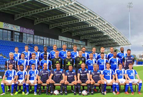 The Chesterfield FC League One squad for 2016/2017