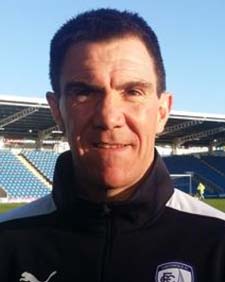 It was assistant gaffer Chris Morgan who faced the press ahead of this Saturday's game away at Southend.