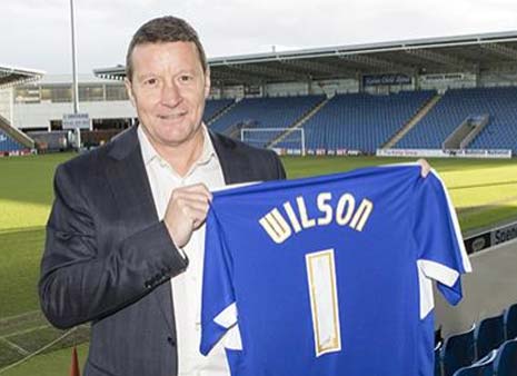 Danny Wilson yesterday oversaw his first match in charge at the Proact - engineering his new side to a draw against Coventry City.