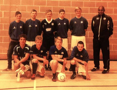 Chesterfield FC's FUTSAL team. Futsal, as regular readers may know, is the FIFA-approved indoor football game which is played throughout the world but is particularly popular in Brazil