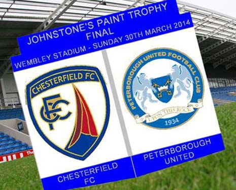 Limited edition lapel badges have been produced to commemorate Chesterfield's appearance in the Johnstone's Paint Trophy final - and raise money for a local charity.