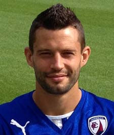 Marc Richards gave the Chesterfield  the lead with a penalty just after the break