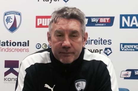 After the disappointment of losing out to Walsall in the FA cup on Tuesday night, it's back to the league programme for Chesterfield, as they take on Bradford at the Proact.