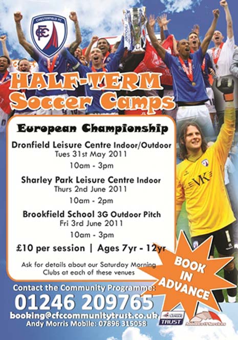 Spireites' Half-Term Soccer Camps