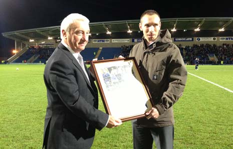 After an emotional speech by Mark Allott who was announced to be leaving at the end of last week, there was a presentation by Dave Allen during the break