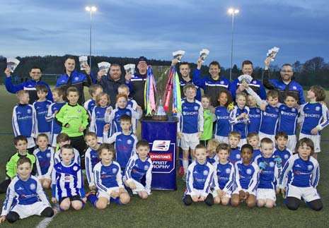A junior football team from Chesterfield is Wembley bound, after being rewarded for their work within the community by the Johnstone's Paint Trophy