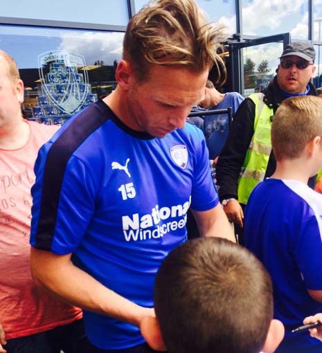As fans crowded round the players in the car park, The Chesterfield Post spoke with Ian Evatt, who spoke about the importance of 'meet the fans' days for the players - and expressed his hunger for the upcoming season, which starts in just under a fortnight.