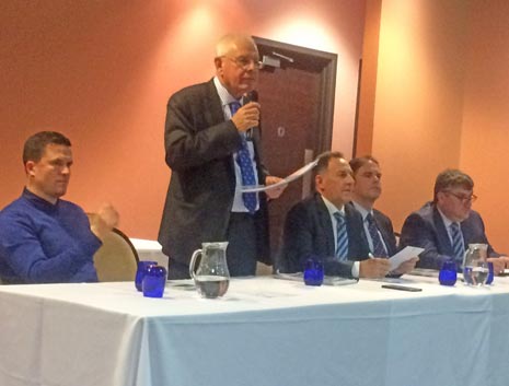 Over 150 people attended last night's Chesterfield Football club Supporters AGM - reconvened after the previous one in November had been swiftly called to a halt following the resignation of Major shareholder Dave Allen.