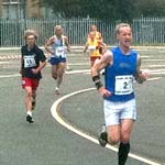 Runners today completed the first ever 5k run at  Chesterfield Football Club's B2net Stadium