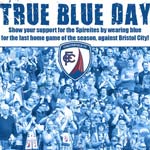 Deemed 'True Blue Day', the Proact was certainly rocking as Chesterfield took on newly crowned champions Bristol City, whose supporters understandably arrived in Derbyshire in party mood.