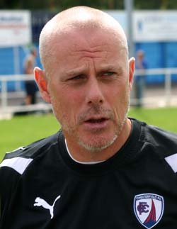 After the first 'friendly' win at the b2net, we spoke with Spireites' Asst Manager Tommy Wright who said that he was "Pleased with the game.