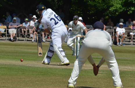 Slater has been a regular feature in Karl Krikken's four-day side since making his first-class debut for the Club against Surrey in May.