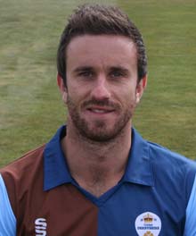 Mark Turner, who was brought back into the side as a replacement to Mark Footitt gained his best figures in t20 cricket - 4 for 35