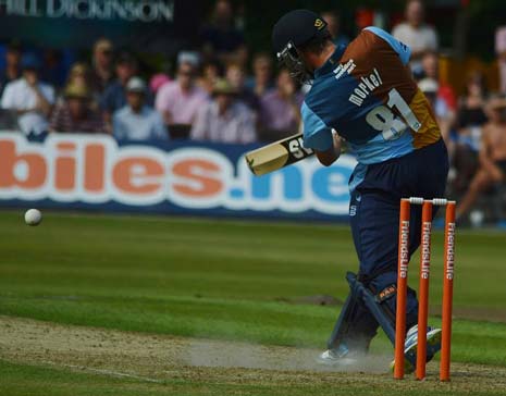 Despite heroics from the Falcons overseas star, Albie Morkel, Derbyshire went down to a third consecutive defeat in their Friends Life T20 campaign at a sold out Queens Park yesterday. 