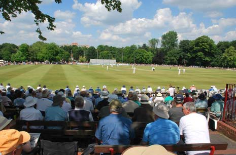 Despite the result for Derbyshire, what a beautiful setting to play first class cricket!