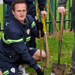 Mass Tree Plant At Derbyshire County Cricket Club