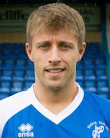 James Ashmore provided Matlock's best attacking moment of the first half when on 31 minutes, he volleyed narrowly wide from twenty five yards.