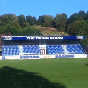 The 'Twigg' stand at Matlock wins award