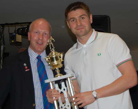 Ian Holmes collected top scorer trophy
