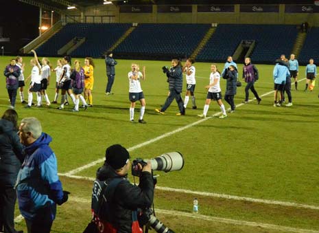 England celebrate and applaud the crowd after their victory over Austria