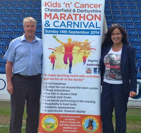 Chesterfield FC CEO Chris Turner will run the Half Marathon distance within the race, which takes place in the town on September 14th. He is running on behalf of the Spireites' Football in the Community programme. 