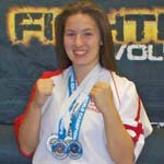 Shirebrook Student Kick Boxes Her Way To Two Gold Medals